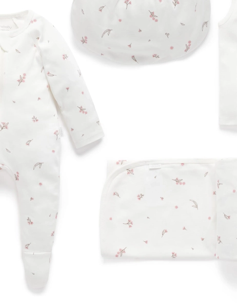 Newborn Hospital Pack - Vanilla Blossom Pack - Purebaby