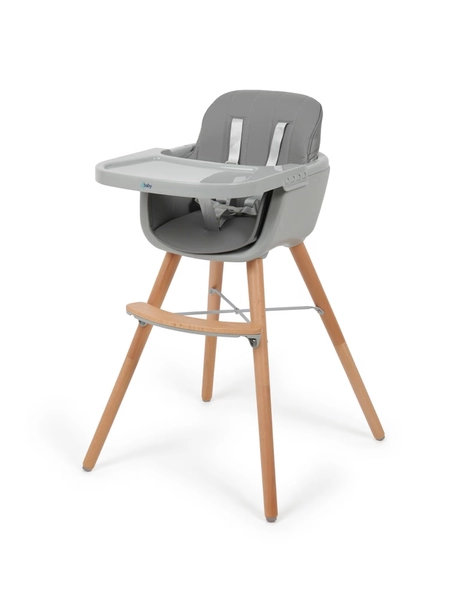 4Baby Orbit 2 In 1 Highchair Dark Grey | Highchairs | Baby Bunting AU