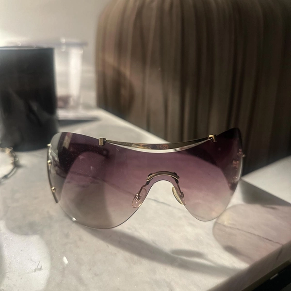 VINTAGE dior shield sunglasses in excellent...