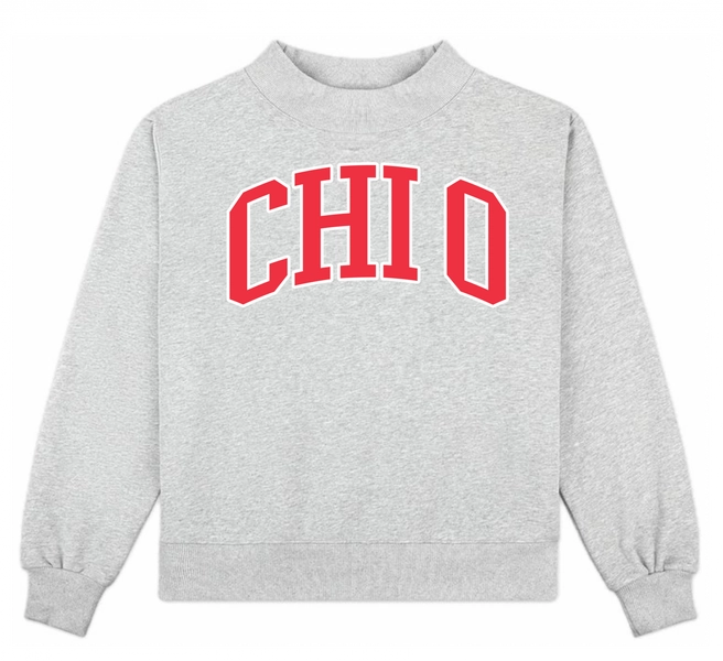 Sorority Campus Mock Neck