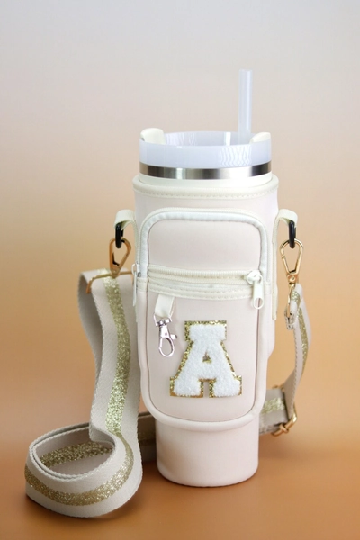 Custom Stanely Cup Carrier 40 Oz Tumbler Accessory Personalized Chenille Pouch Gift for Bride Gift for Bridesmaid Gift Strap Cup Fanny Pack - Etsy