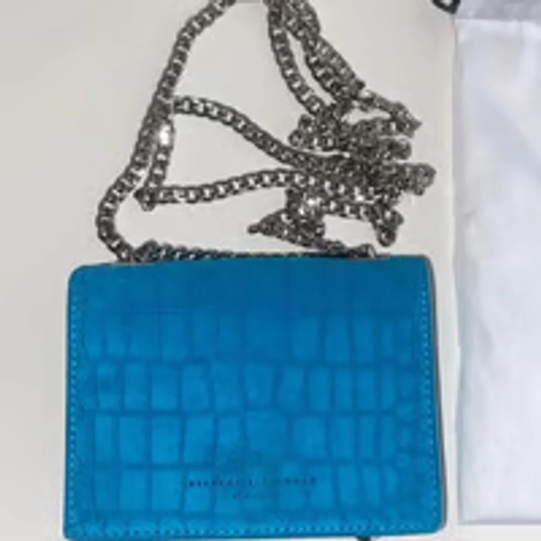 Brandon BlackWood “Mini Sophia Croc” Bag