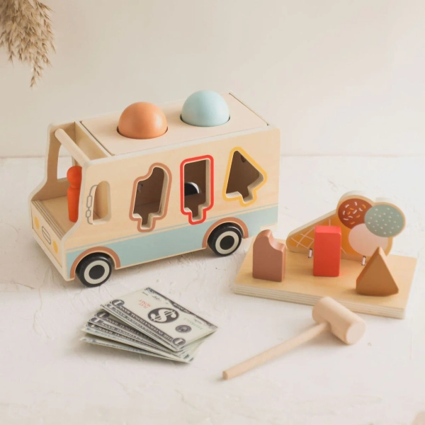 Wooden Ice Cream Truck 