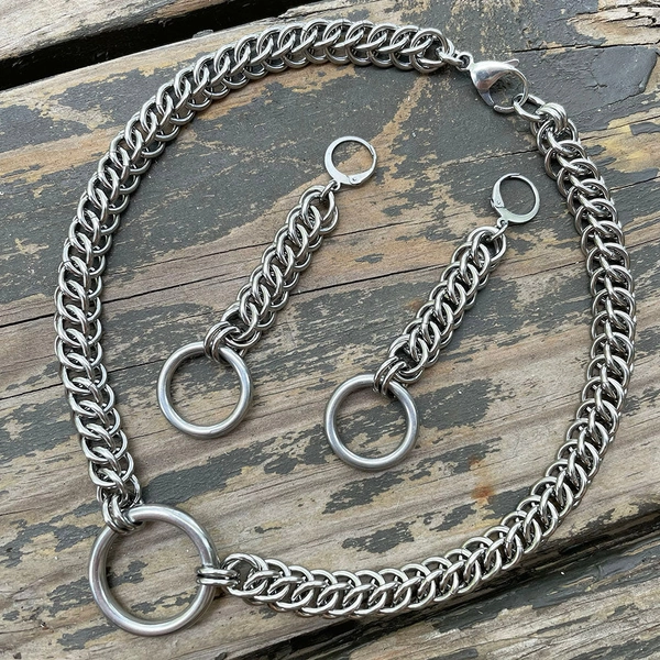 O-Ring HP3 Chainmaille Choker | 16"