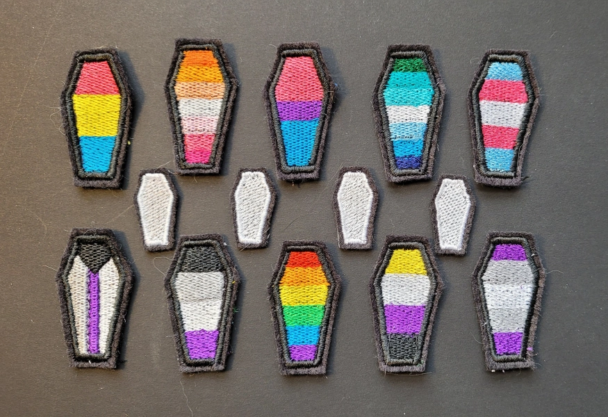 Large Pride Coffin Patch