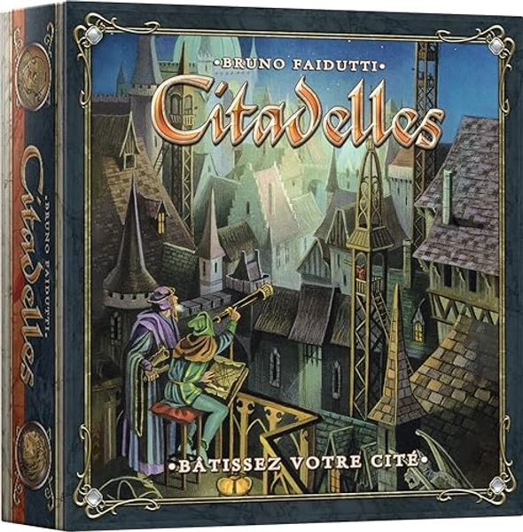 Asmodee - CITADELLES Classique - Jeu de Société Stratégique Pour Enfants Dès 10 Ans - Bâtissez La Plus Belle Cité - Jeu de Diplomatie - 2 À 7 Joueurs - 45 Min - Version Française - Edge Entertainment