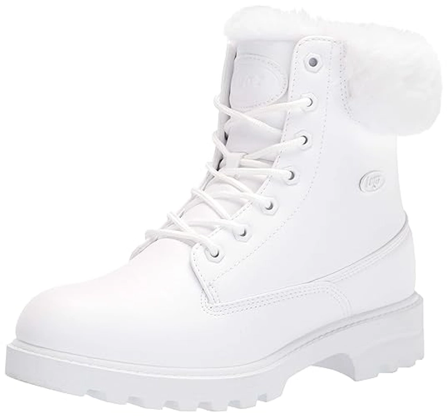 Lugz Women's Fashion Boot - 8 - White