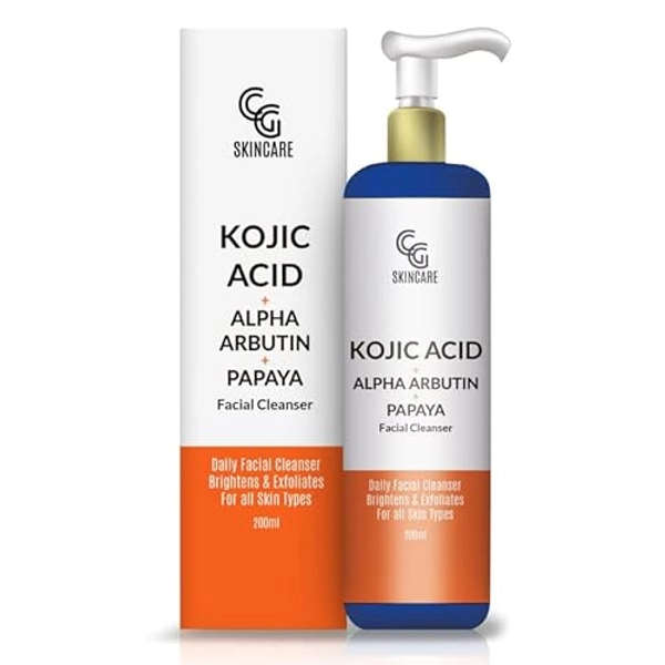 Brightening Kojic Acid + Alpha Arbutin + Papaya Facial Cleanser 200ml