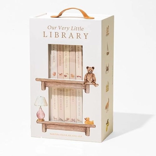 Our Very Little Library Board Book Set: A Foundational Language Vocabulary Board Book Set for Babies (Our Little Adventures Series)