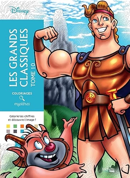 Coloriages mystères Disney - Les Grands classiques Tome 10