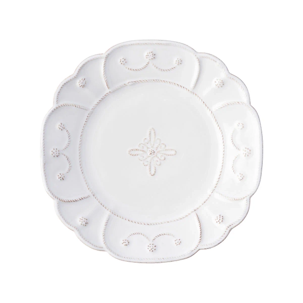 Jardins du Monde Dessert/Salad Plate - Whitewash | Default Title