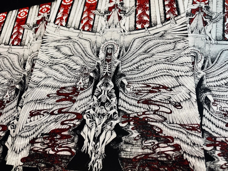 The Cathedral Angel Horror Dark Art Print