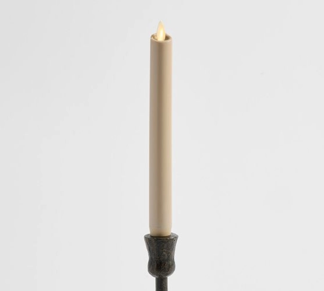 Premium Flickering Flameless Wax Taper Candle