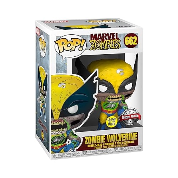 Marvel Zombies Wolverine Glow-in-the Dark Pop! Vinyl - EE Exclusive
