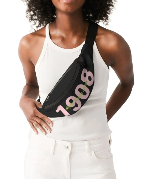 Black 1908 Crossbody Sling Bag