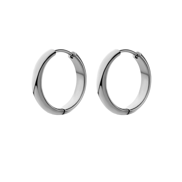 Basic Witch Hoops | Silver / 16mm