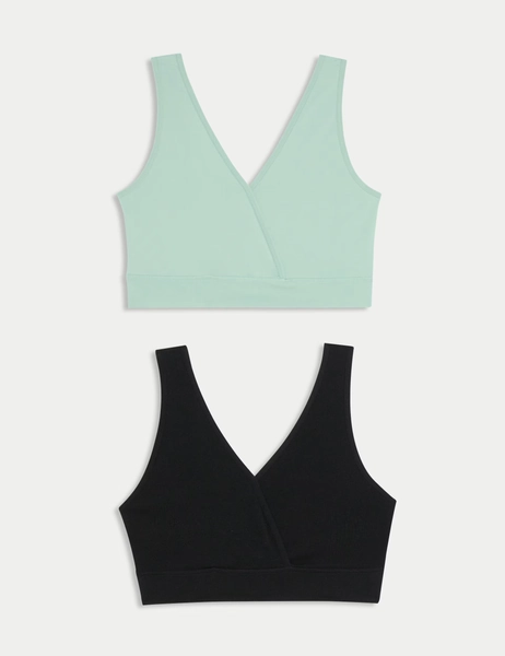 2pk Lounge Nursing Maternity Bras
