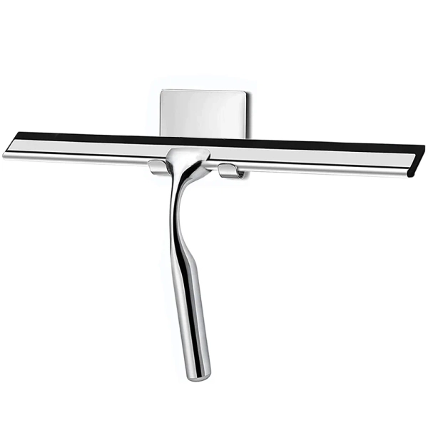 SUPTREE All-Purpose Shower Squeegee Stainless Steel for Bathroom Shower Glass Car Window Cleaning 10 Inches