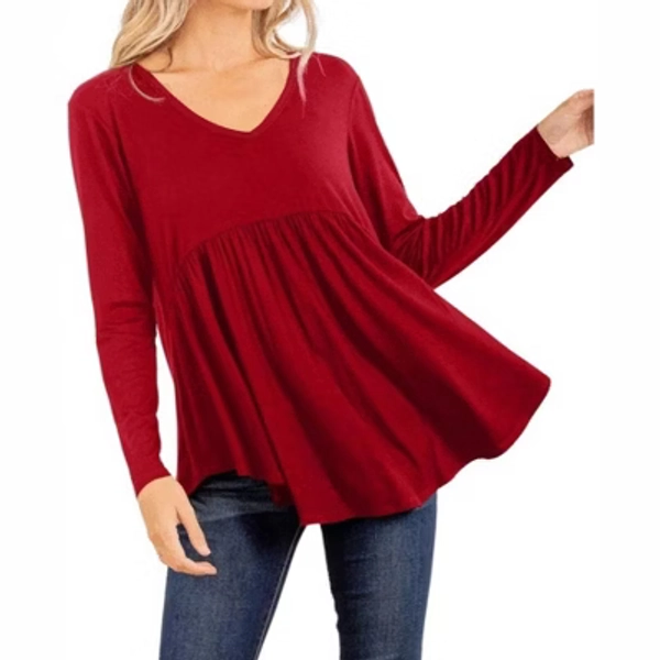 Women's Babydoll Swing Top - HEIMISH USA 2X