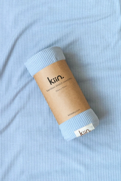 Bamboo Stretch Swaddle | Pastel Sky