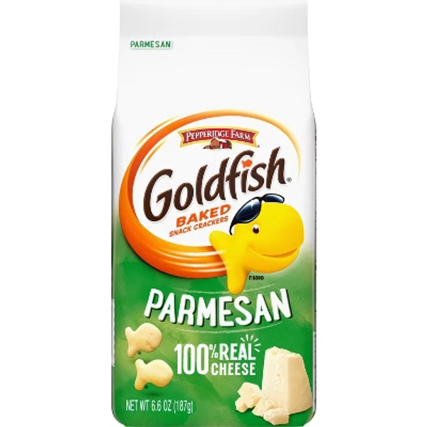 Goldfish Parmesan Crackers Snack Crackers Bag - 6.6oz