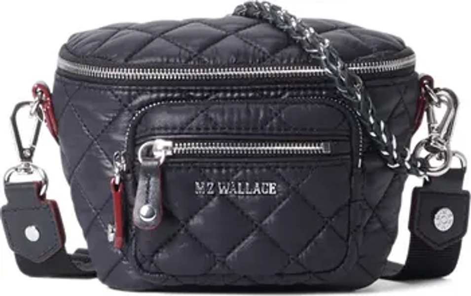 Micro Crosby Diamond Quilted Nylon Sling Bag