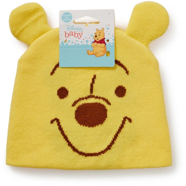 Disney Baby Winnie The Pooh Beanie - Yellow