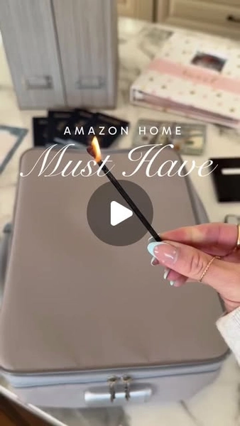 Brooke JuLyn on Instagram: "Comment: SAFE and I will send you the details on this fireproof & waterproof storage organizer. It is perfect to keep your important documents, valuables and electronics organized and safe in your home. 

If for some reason you do not receive the message you can always shop right from my website linked in bio☺️

#stayorganized #amazonmusthaves #organizedhome #founditonamazon #homehacks"