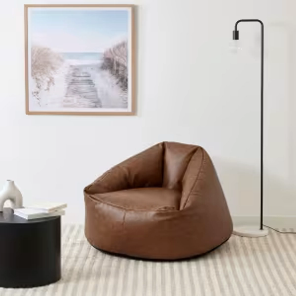 Tan Bean Bag
