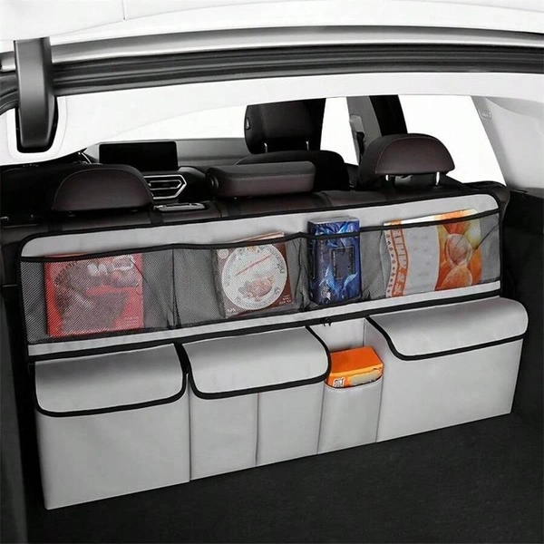 Car Trunk Organizer, Backseat Hanging Organizer with 9 Large - TikTok Shop