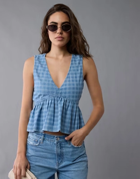 AE V-Neck Babydoll Tank 