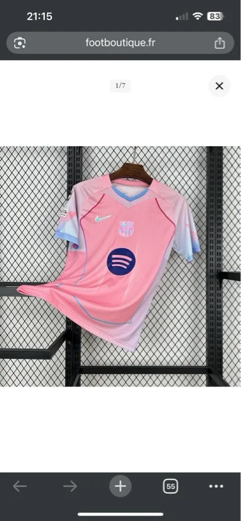 Maillot FC Barcelone UCL Konzept édition Spéciale 2025-2026 - Rose