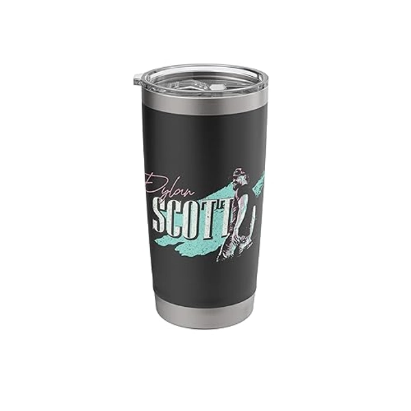 Dylan Scott Tour Stainless Steel Insulated Tumbler - 20 oz - Black