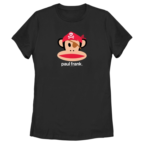 Women's Paul Frank Halloween Julius the Monkey Pirate T-Shirt | Black / S