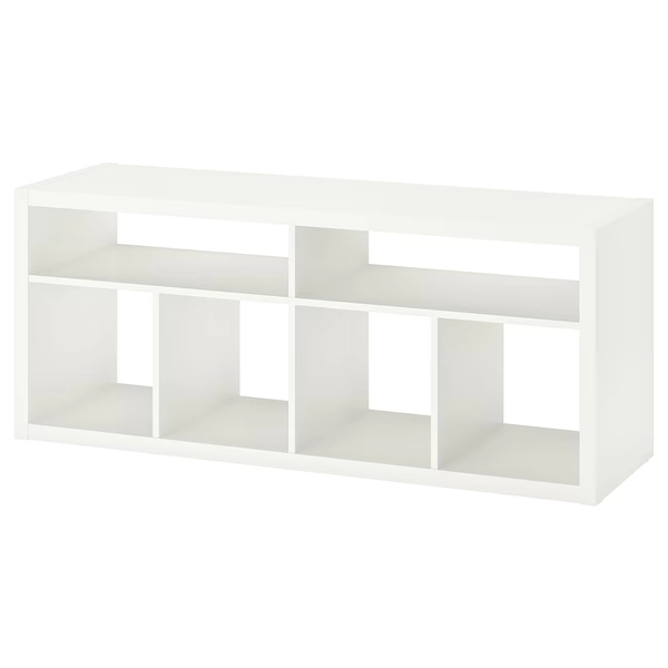 KALLAX TV unit - white 57 3/4x23 1/2 "