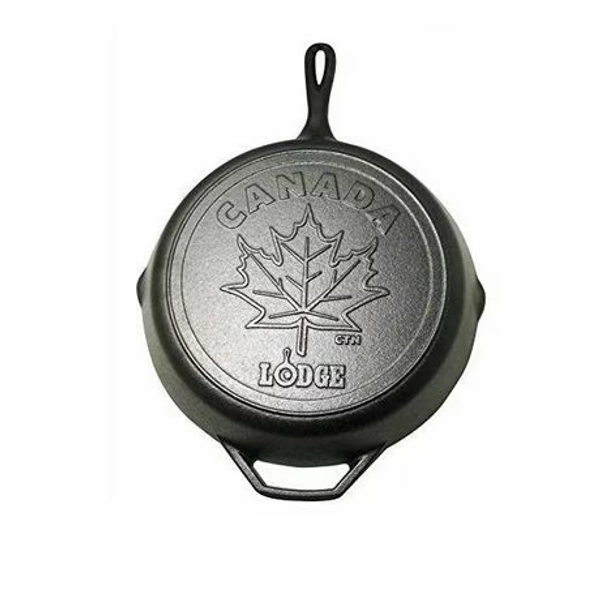 Lodge® Canadiana Series 12" Cast Iron Skillet with Iconic Maple Leaf Scene - Limited Edition