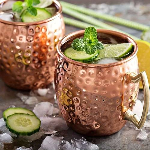 2/4pcs tasses   mule élégantes tasses en cuivre martelé - Temu France