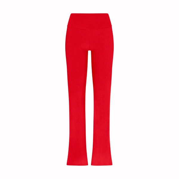 SOFT LOUNGE FOLDOVER PANT | CHERRY | XXS