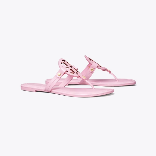 Miller Patent Sandal in pink, size 8