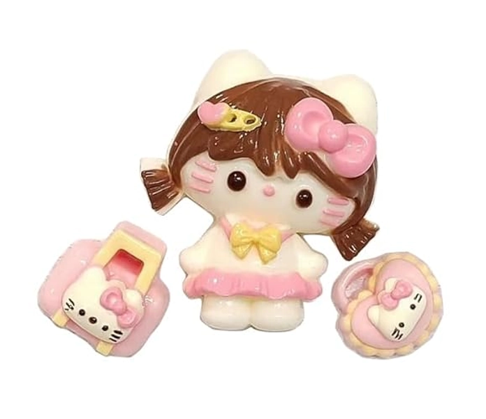 Handmade Taba Squishy Squeeze Candy Cat Girl Toy,Teenagers,Adults,Kawaii Squishies Sensory Toys, Stress Relief, Birthday, Desk Accessories（1 Pcs）