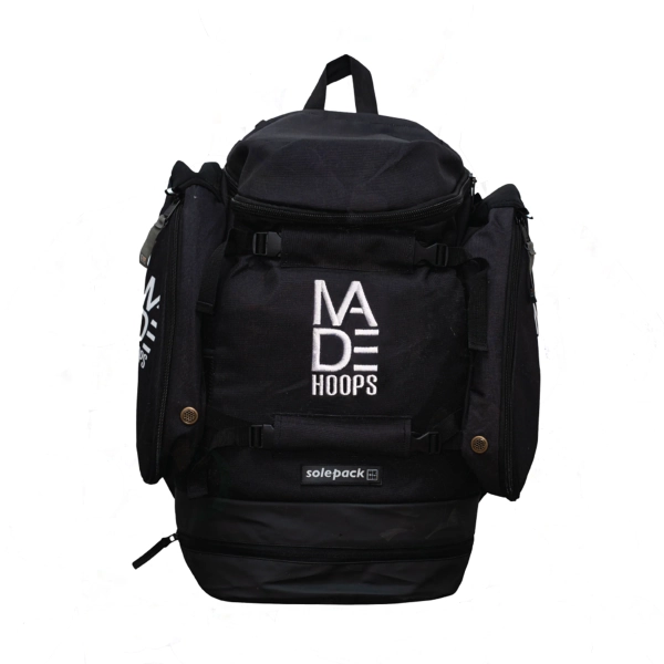SOLEPACK x MADE HOOPS EMBROIDERED BACKPACK | Black