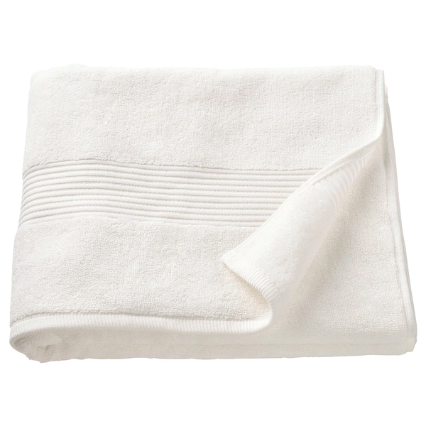 FREDRIKSJÖN Bath towel - white 28x55 "