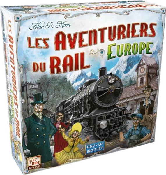 Jeu de stratégie Asmodee Les Aventuriers du Rail Europe