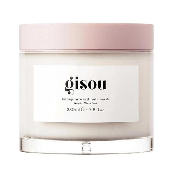 Gisou Honey Infused Hair Mask to Hydrate and Repair for Softer, Stronger, More Manageable Hair (7.8 Fl. Oz) - 7.8 Fl Oz (Pack of 1)