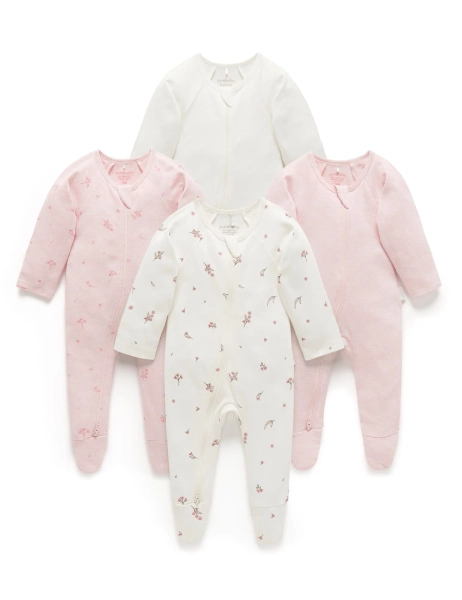 2 Pack Blossom Muslin Wrap - Purebaby