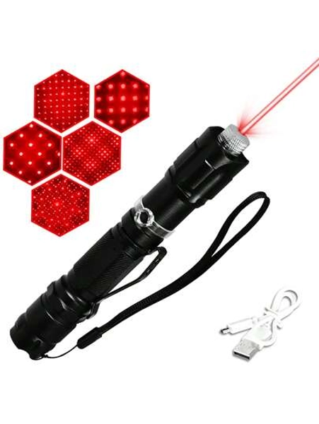 Rot/Grün Laser Zeigestift Hochleistungs Taschenlampe: Wiederaufladbarer Leistungsstarker Grüner Laser Zeigestift mit Stern Kappe, Fernbedienung Leistungsstarker Laser Punkt Strahl Indikator, geeignet für Astronomie Demonstration Outdoor Camping Katze und Hund Laser Spielzeug, USB Direct Recharge Upgrade