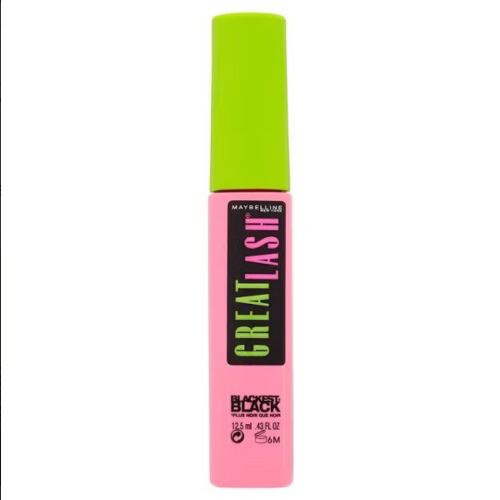 maybelline great lash mascara - blackest black 12.5ml 
