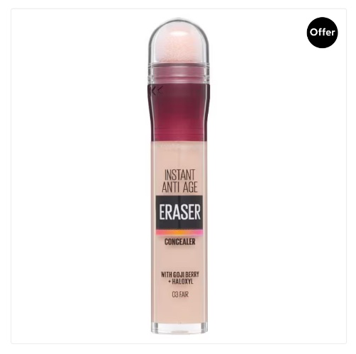 maybelline instant conceal eraser concealer - fair