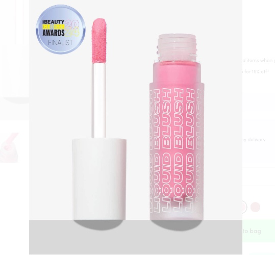 by beauty bay liquid cream blush - bonbon