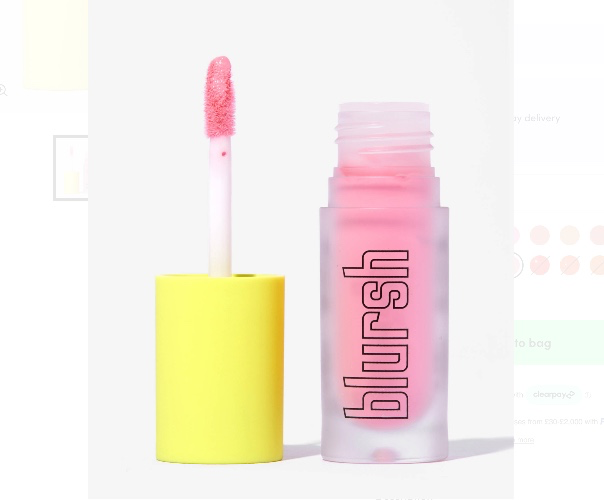 mbm blursh liquid blusher - strawberry cream